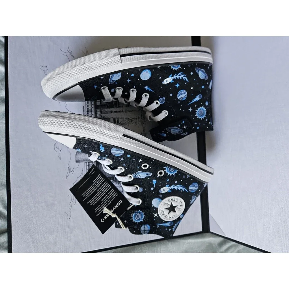 Converse Chuck Taylor All Star Kids High Top Space Stars Print US 3